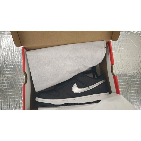 Nike Dunk Low (GS) NBA 75th Anniversary Spurs DC9560-001 Size 7Y main image 6